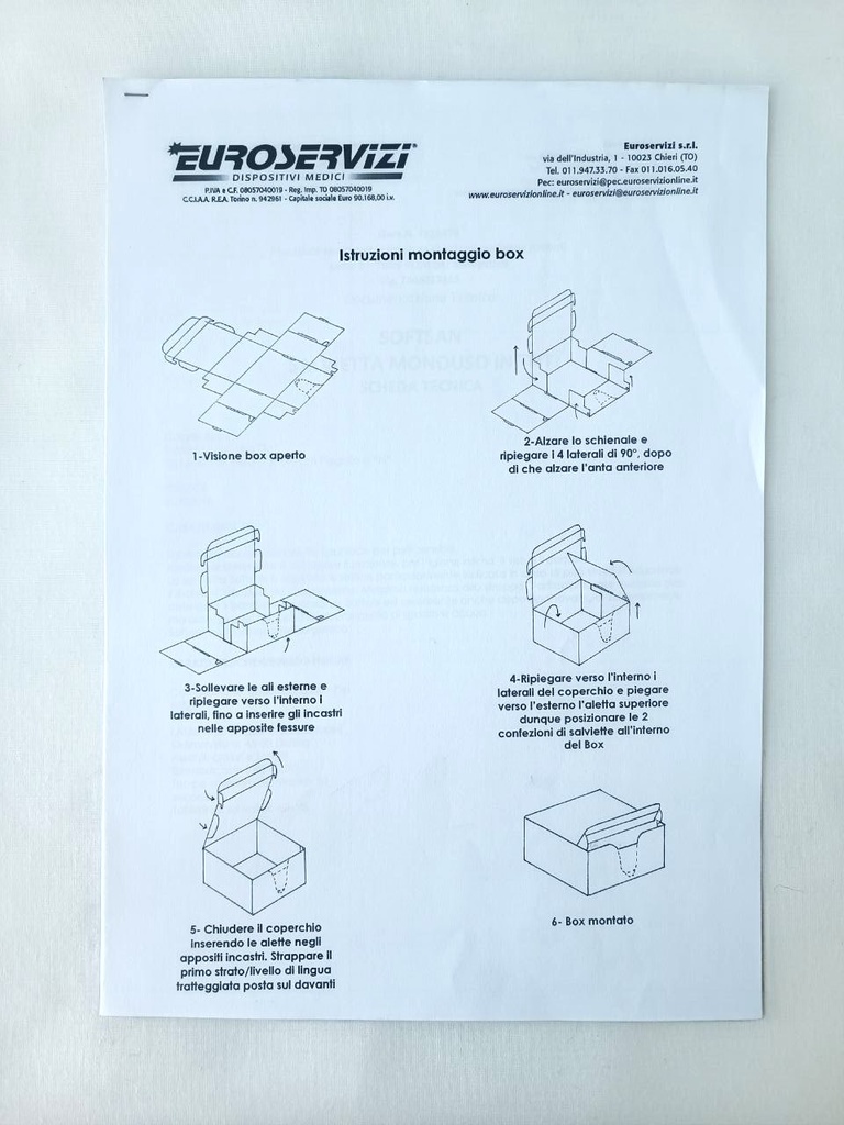 BOX Salvietta Softsan 30x40cm  100 salviette