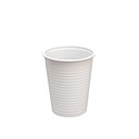 Bicchiere plastica bianco 200cc