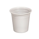 Bicchiere plastica bianco 80cc