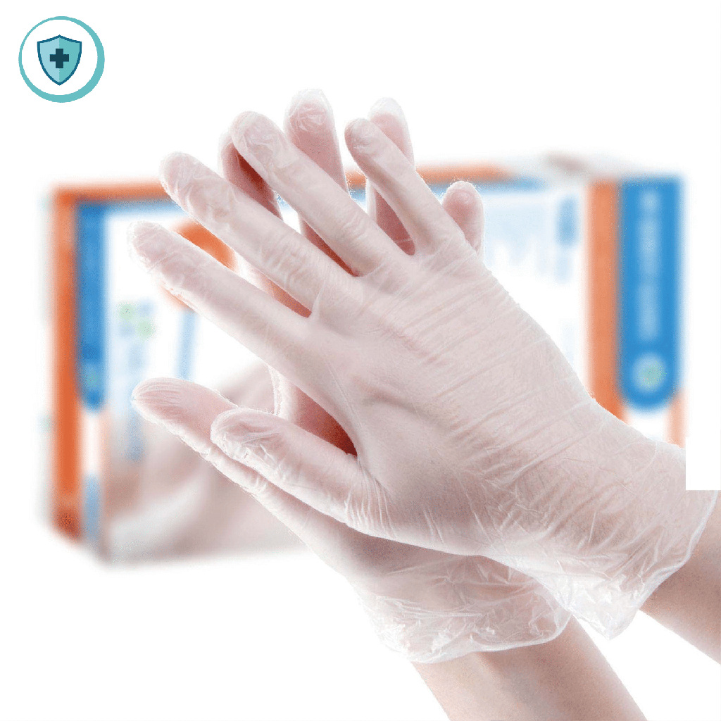 Stretch vinyl gloves S/P size S
