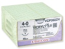 ETHICON VICRYL PLUS ABSORBABLE SUTURE - 4/0 needle 19 mm