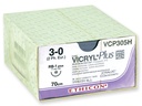 ABSORBABLE ETHICON VICRYL PLUS SUTURE - 3/0 needle 17 mm