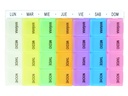WEEKLY RACK x4 EASY - Spanish