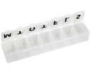 WEEKLY CARD HOLDER - white - blister - sve/nor/dan