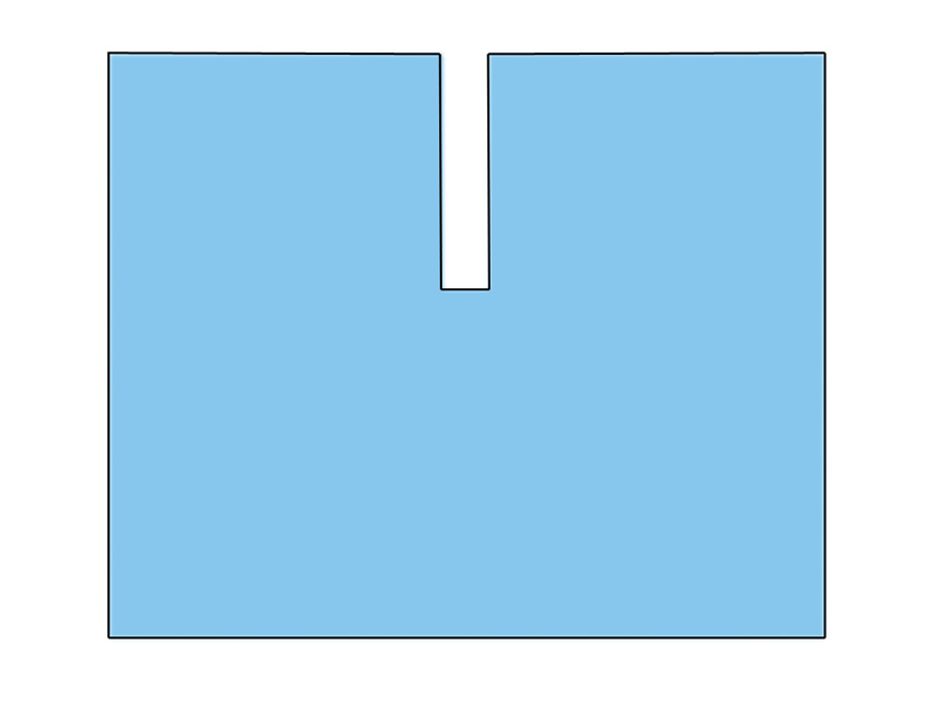 ADHESIVE U-CUT SHEET - sterile