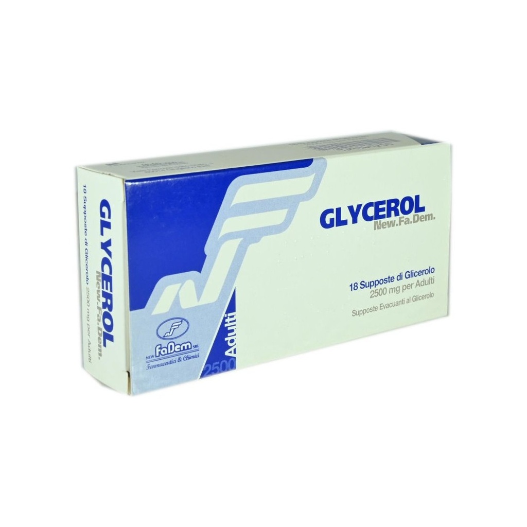 Adult glycerol suppositories (12 pieces)

