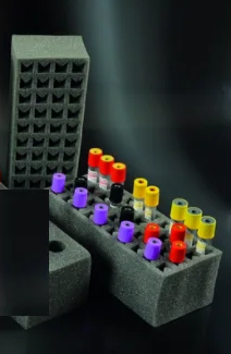 Absorbent holder for 12-16 mm diameter test tubes (40 places)

