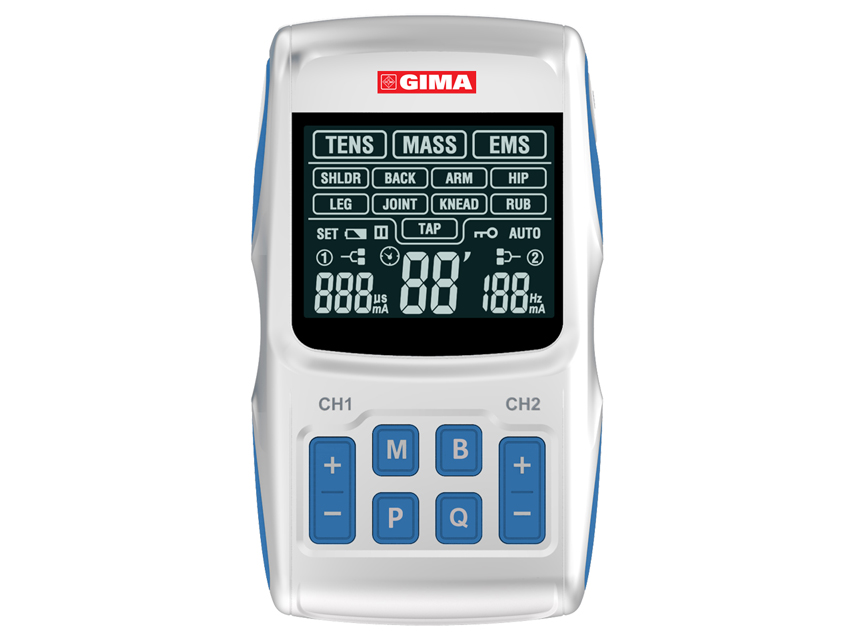 GIMA-CARE TENS - 2 channels - 36 programmes