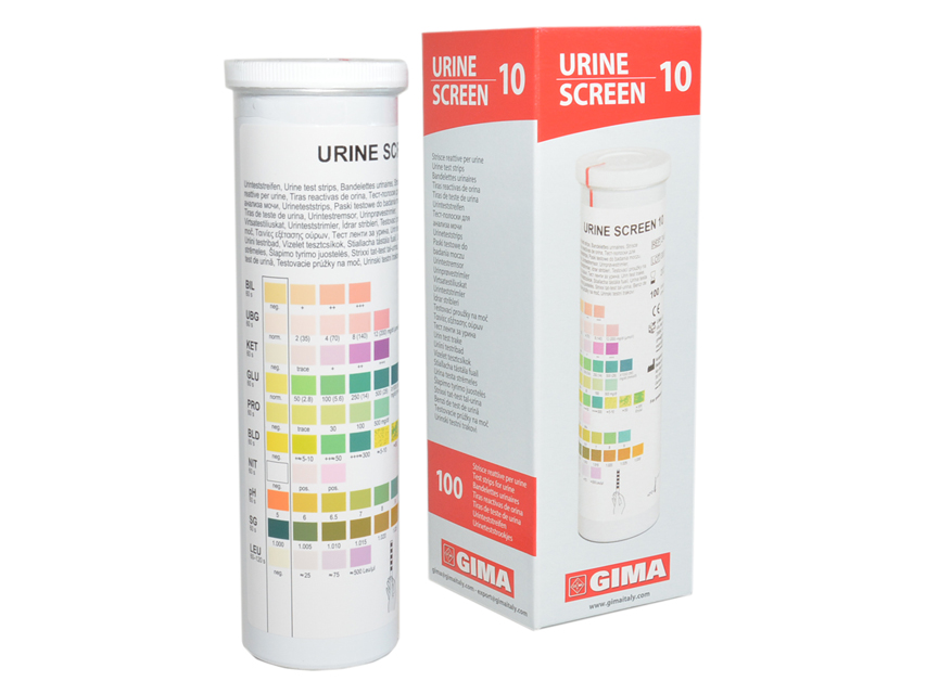 BOTTLE URINE STRIPES - 10 parameters - professional