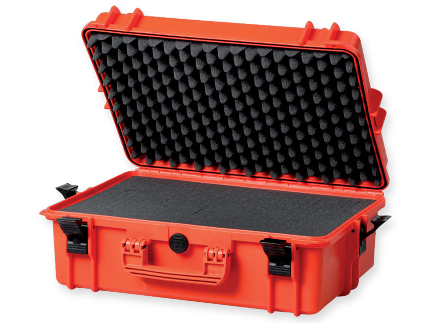 GIMA CASE 500 with sponge inserts - orange
