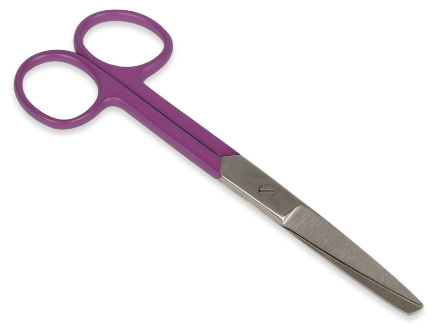ALTERNATE PUNTS SCISSORS - purple rings - 14 cm