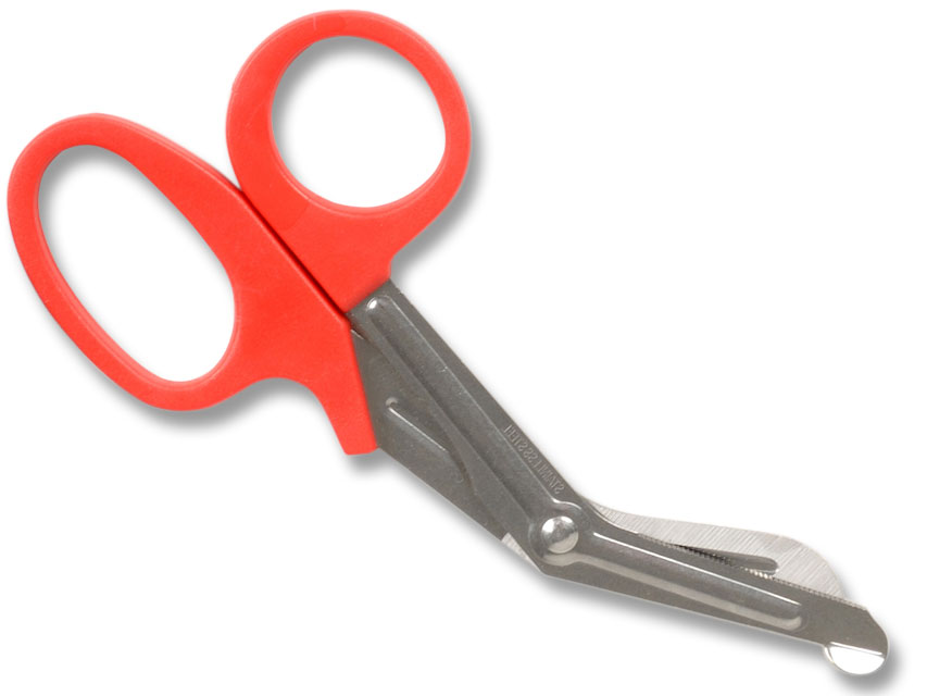 UTILITY BAND SCISSORS - 19 cm - red