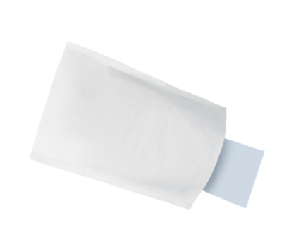 Disposable white knob 16.5x22cm Spunbond+P.E.