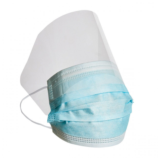 Facemask + face shield
