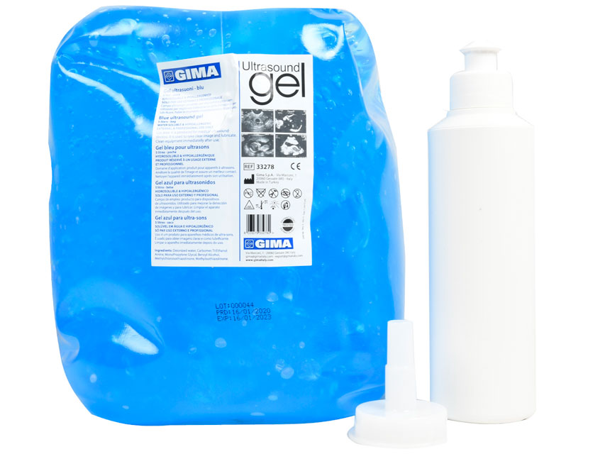 BLUE ULTRASOUNDS GEL - 5 litre bag