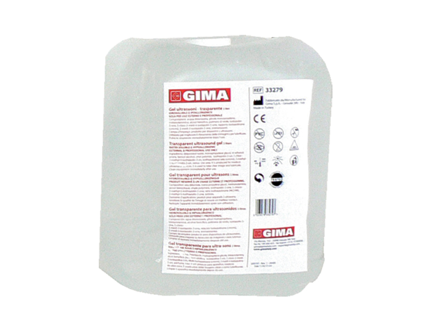 TRANSPARENT ULTRASOUNDS GEL - bag 5 litres