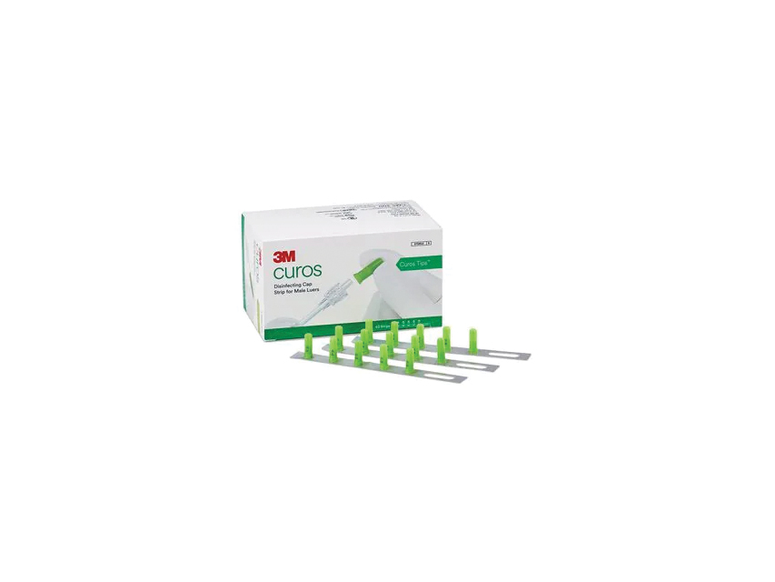 CUROS TIPS DISINFECTANT TAPS - male Luer connector - 40 strips of 5