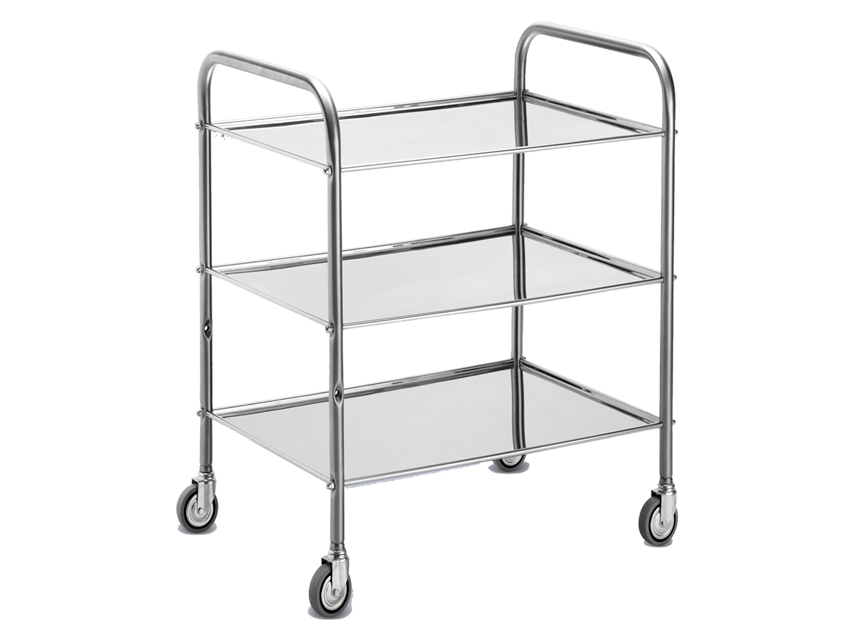 LANCART TROLLEY 60x40xh80 cm - 3 shelves