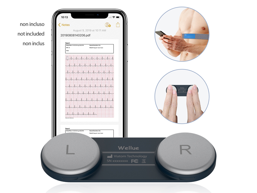 HANDHELD AND WEARABLE ECG MONITOR DUOEK