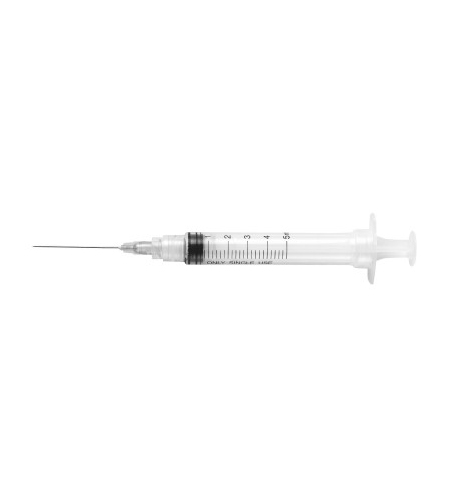 Syringe cc 5 with needle g22
