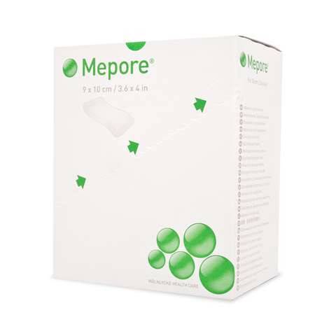 Mepore transparent polyurethane film adhesive dressing 10 x 12 cm
