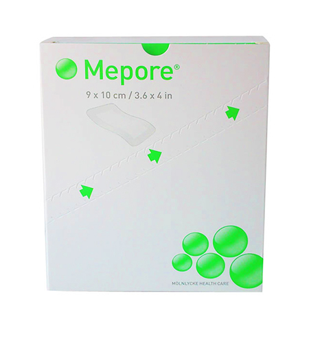 Mepore adhesive tnt dressing with absorbent pad 9 x 30 cm
