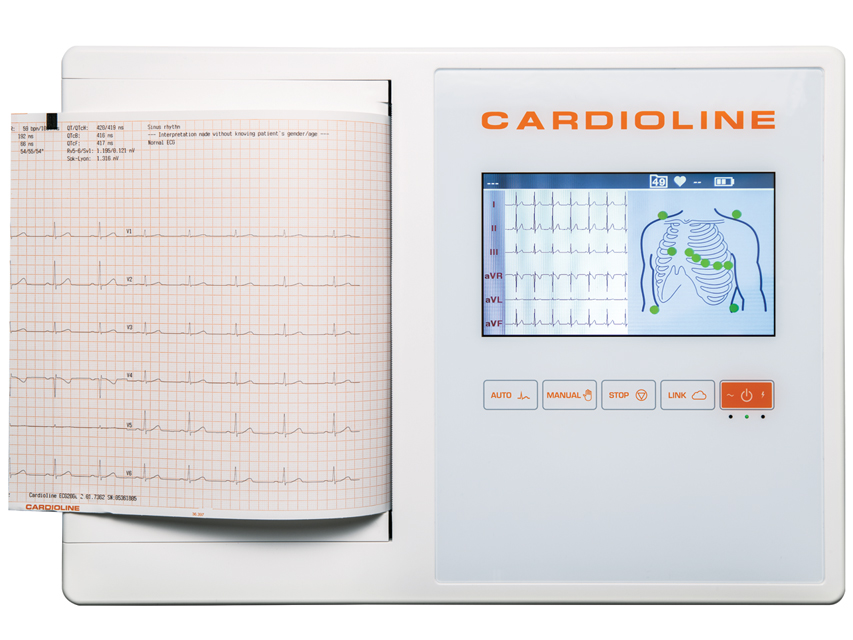 CARDIOLINE ECG200L FULL (Glasgow + EasyApp) - 7" colour touch screen