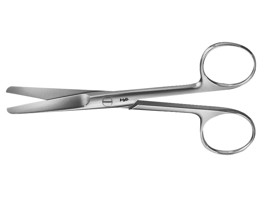 AESCULAP SURGICAL SCISSORS - straight - blunt points - 14.5 cm - BC314R
