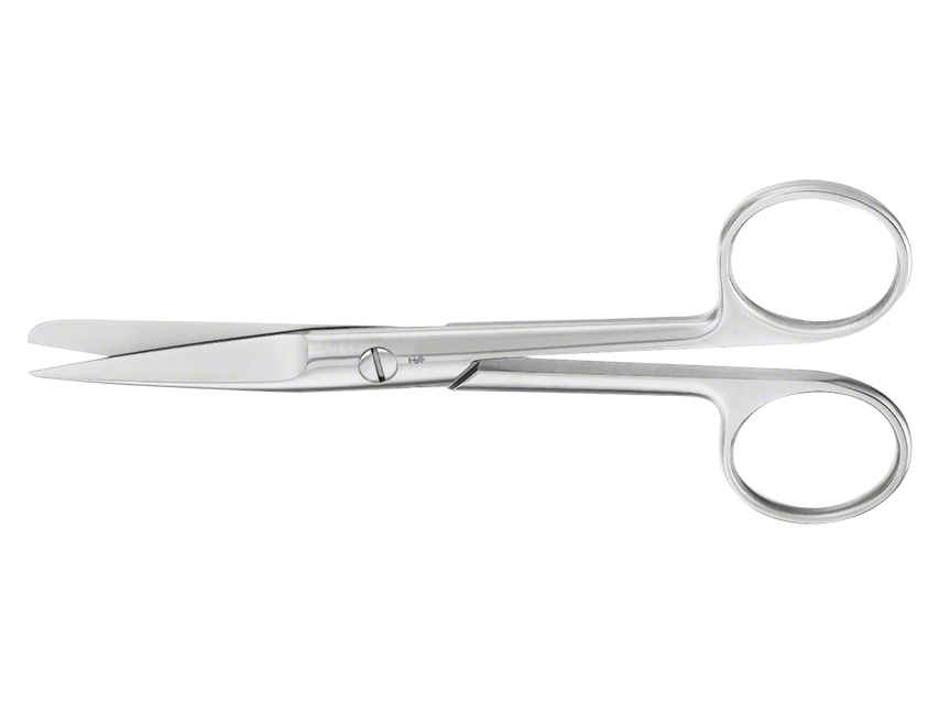 AESCULAP SURGICAL SCISSORS - straight - alternate tips - 14.5 cm - BC324R