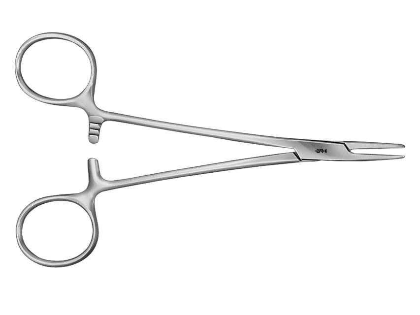 HEGAR-MAYO AESCULAP needle holder - straight - 15 cm - BM235R