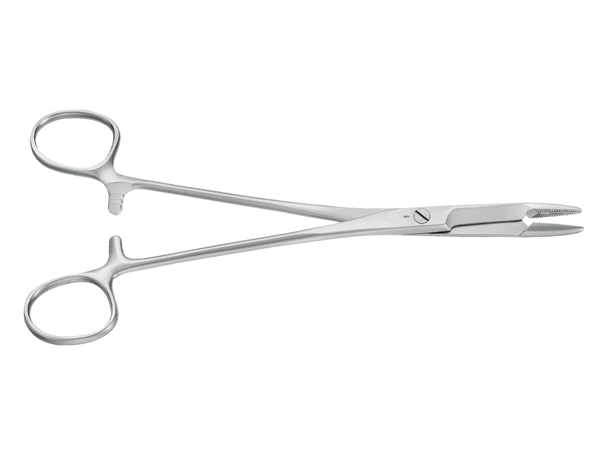 HEGAR-OLSEN AESCULAP needle holder - straight - 18.5 cm - BM291R