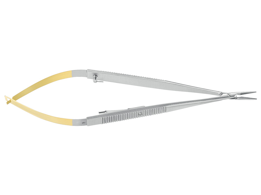 CASTROVIEJO DUROGRIP AESCULAP IN CT - straight - 0.2/14.5 cm - BM002R