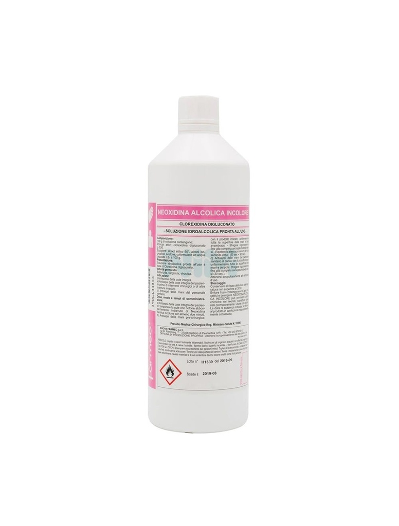 Colourless alcoholic neoxidine for undamaged skin 1 litre
