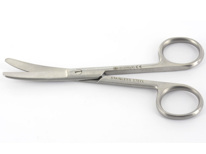 CURVED SCISSORS - blunt points - 20 cm