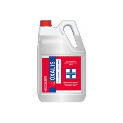 Oxalis hand disinfectant gel PMC virucidal lt.5
