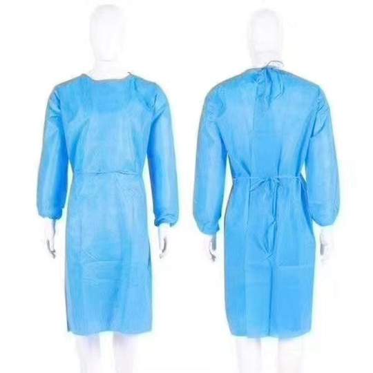 Camice corsia monolaccio PPL blu 30gr/mq