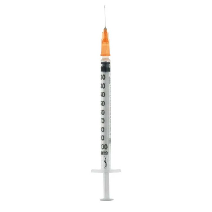 Syringe cc 1 with needle g25 insulin-tuberculin