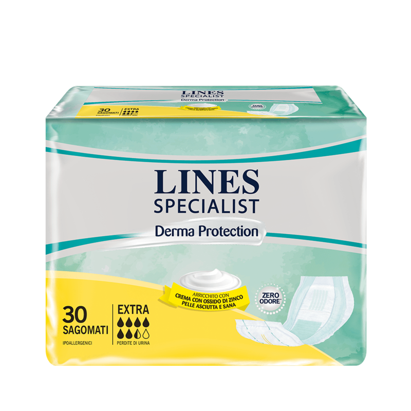 Transp. shaped diaper Lines Derma Prot. Extra TU
