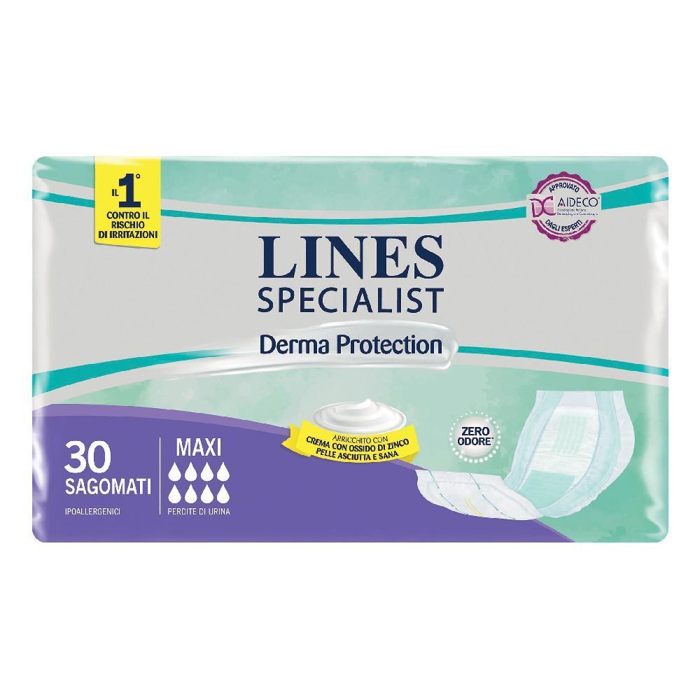 Transp. shaped diaper Lines Derma Prot. Maxi TU
