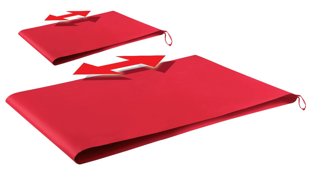 Telo tubolare alto scorrimento in nylon 122x71 cm