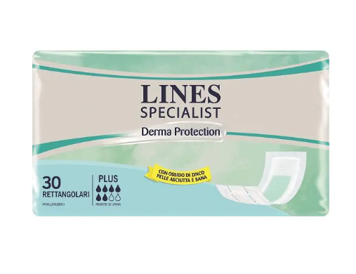 Transp. shaped diaper Lines Derma Prot. Plus TU
