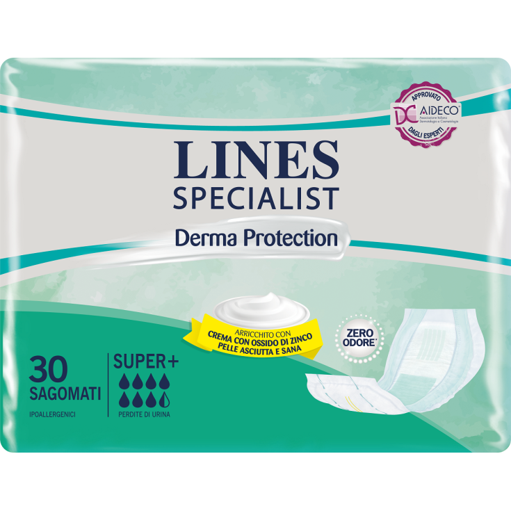Shaped transp. diaper Lines Derma Prot. Super TU
