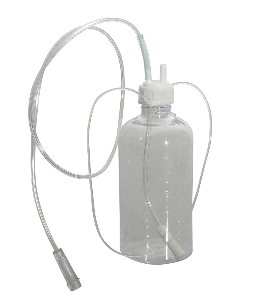 Gorgogliatore per ossigeno con tubo
