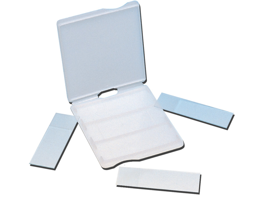 Three-place slide box
