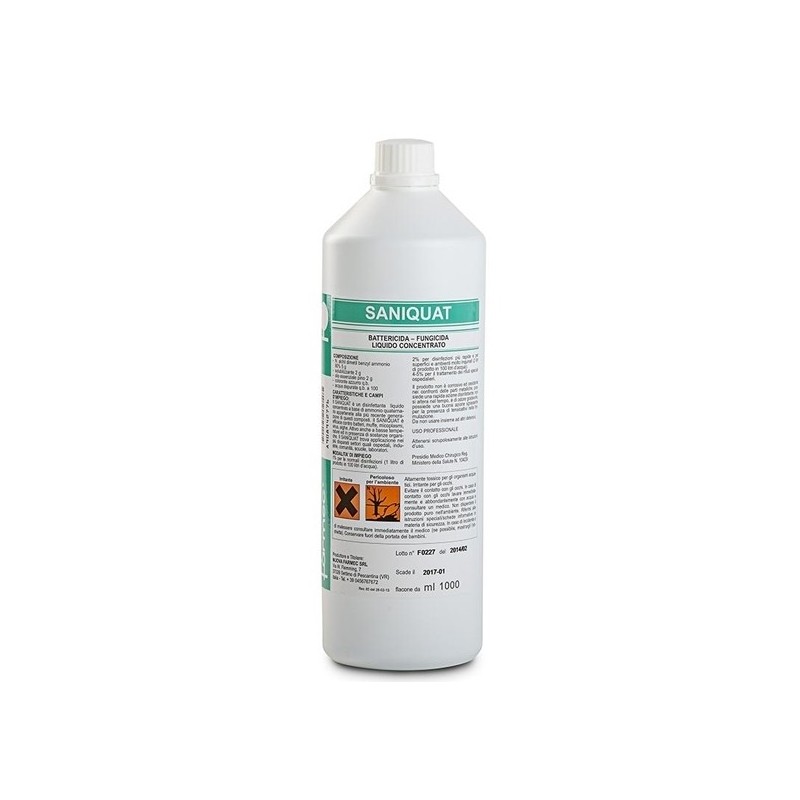 Sani-Quat benzalkonium chloride for environmental disinfection 1 litre
