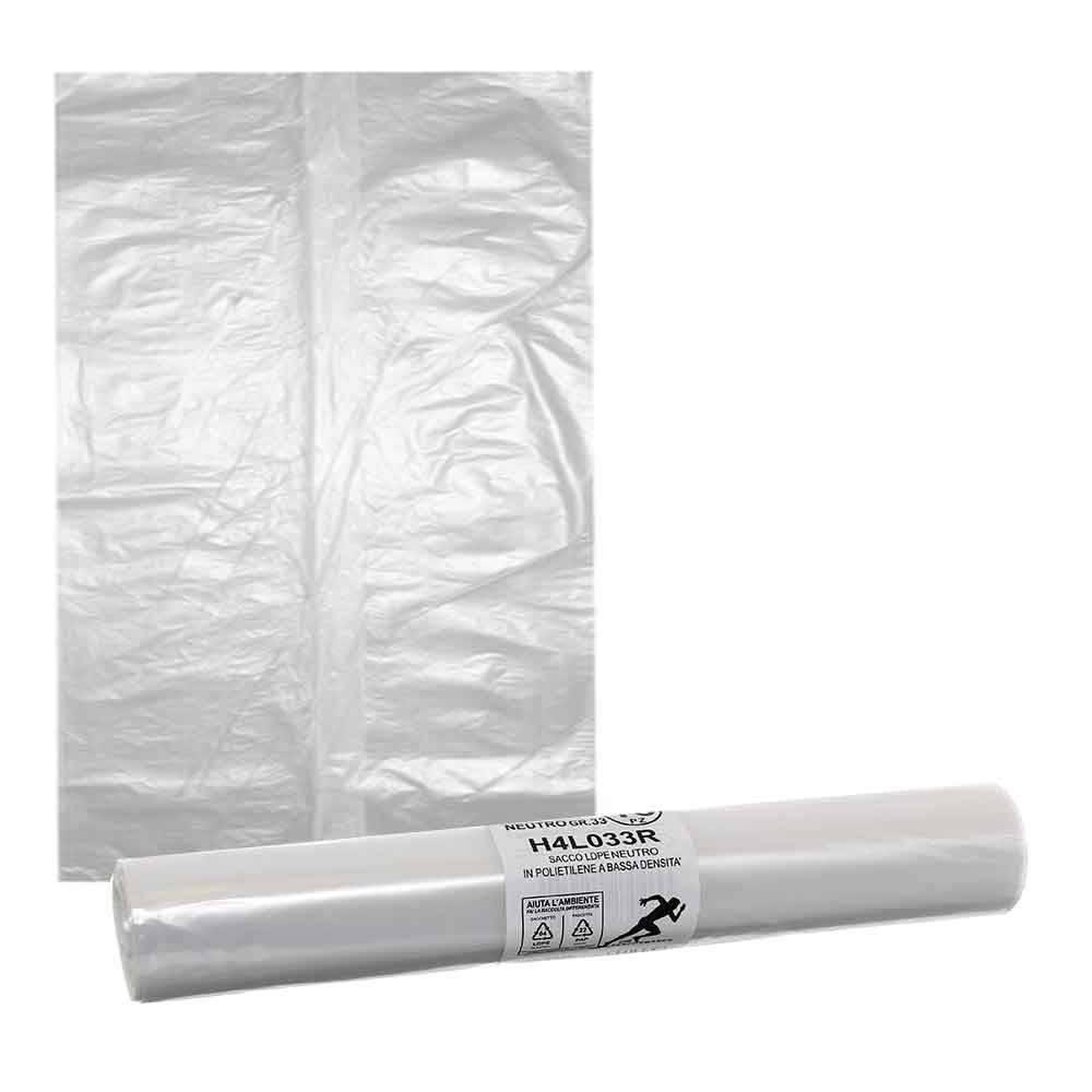 Sacco trasparente grande rotolo 72 x 110 cm 30 gr