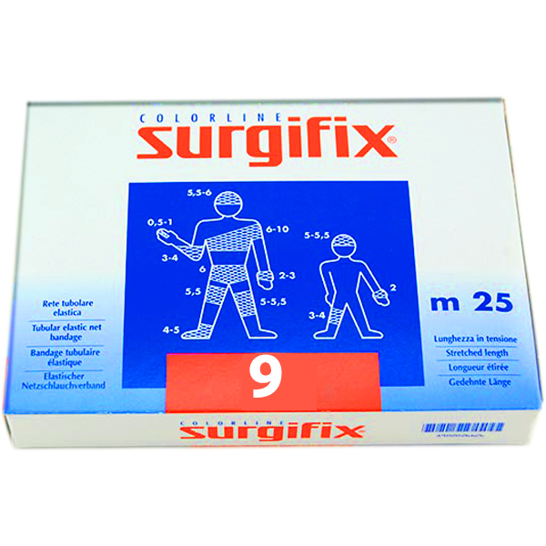 Surgifix 9-gauge elastic tubular net 25 metres in tension
