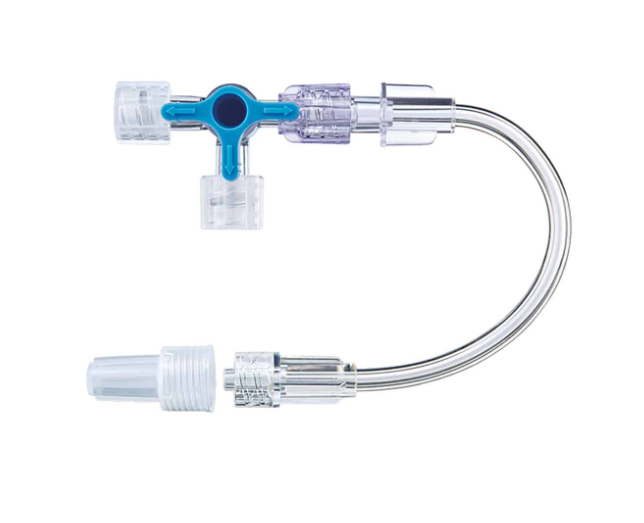 3-way tap with extension 10 cm
