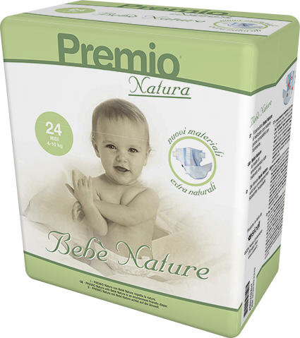 Premio Natura midi baby nappy 4/10 kg