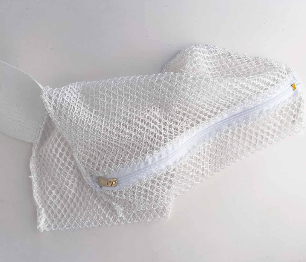 Sacco a rete in poliestere 100% 30 x 40 cm bianco Laundry Net Pes2